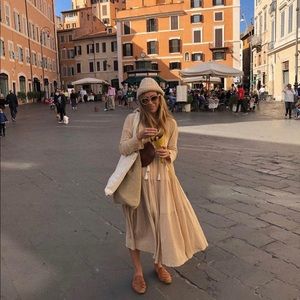 Christy Dawn Paloma dress in flax size small